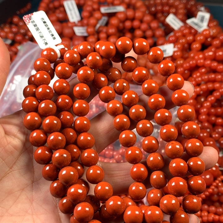 南红玛瑙手链未镶嵌