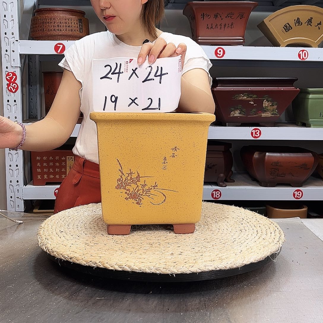 紫砂花盆紫砂花盆