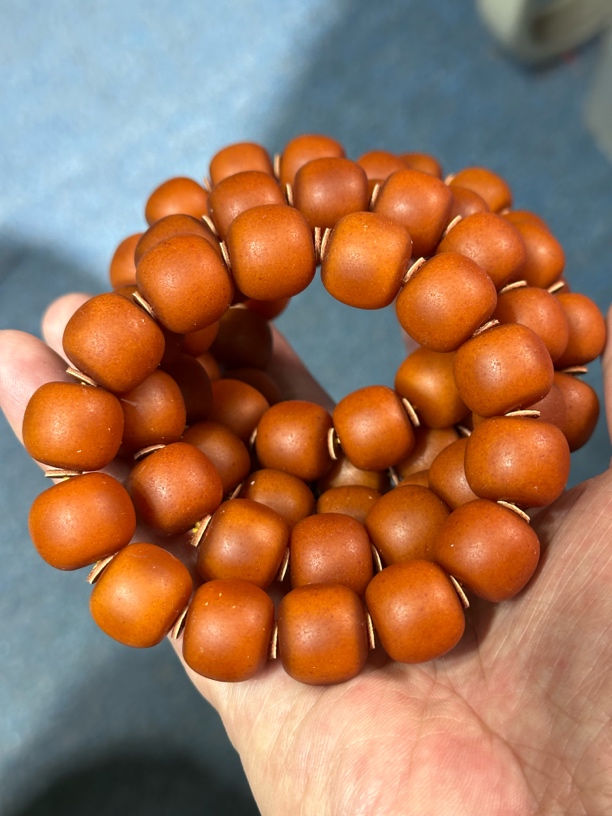 16mm欧回橘皮手串多样性发其一