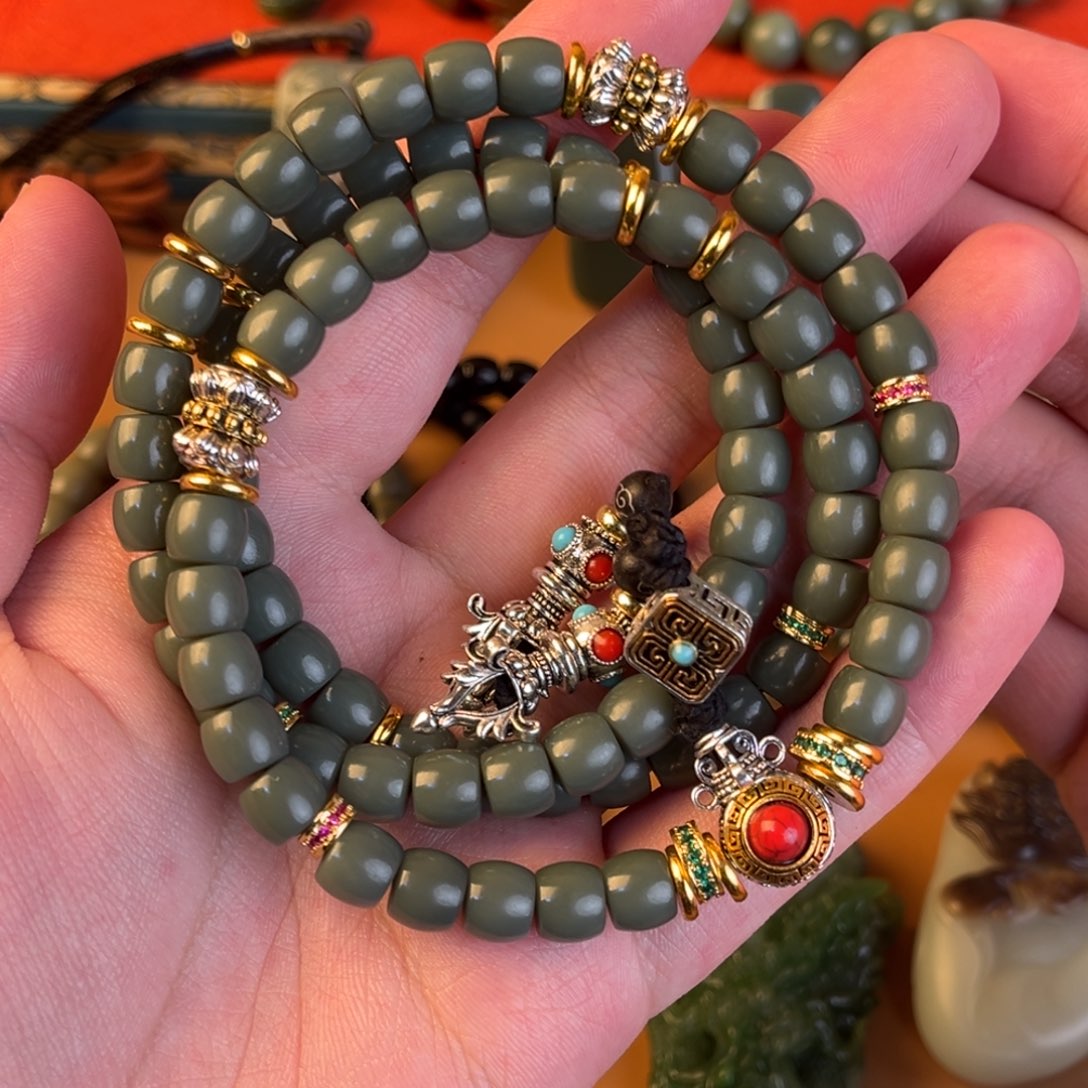 和田玉手链未镶嵌潘*