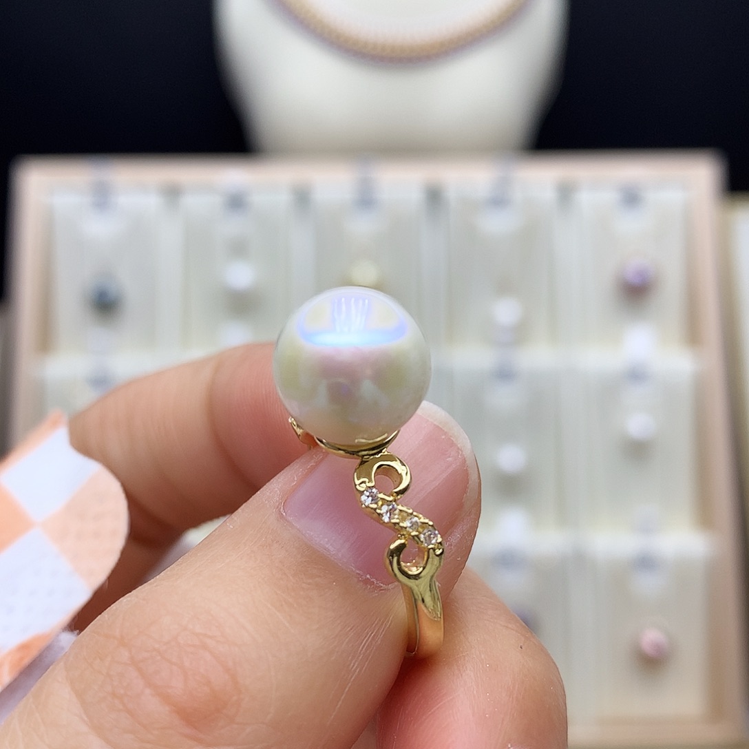 合金淡水珍珠颈饰