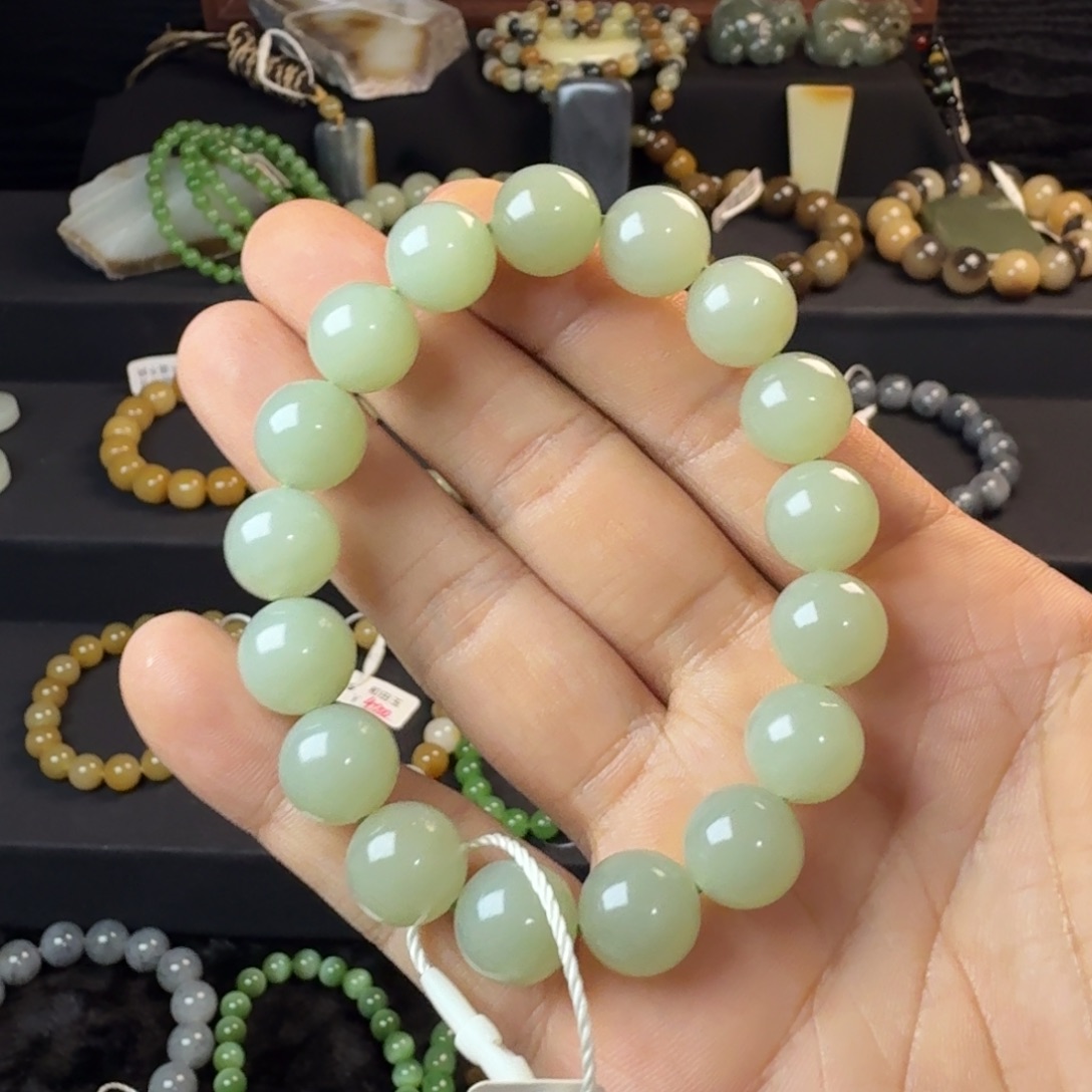 散***拉和田玉未镶嵌手链