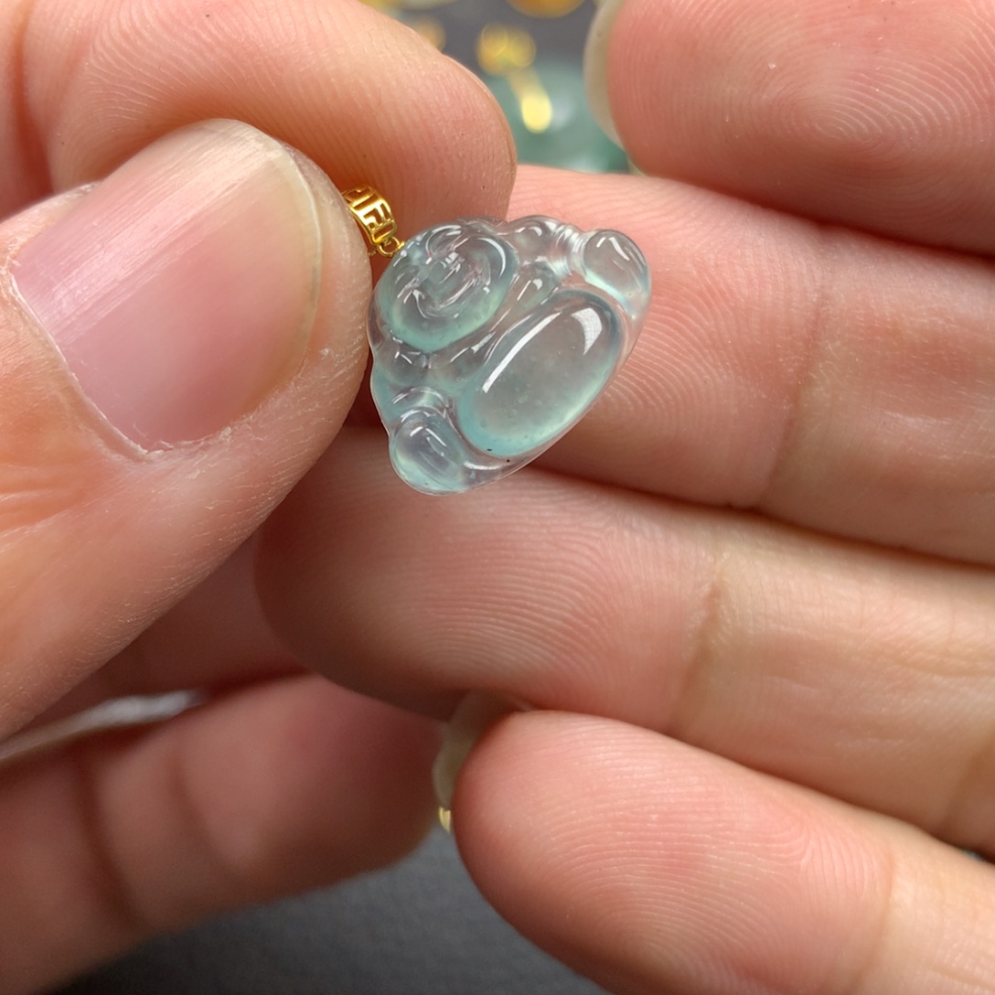 【闪购商品】颈饰18K金镶嵌翡翠翡翠