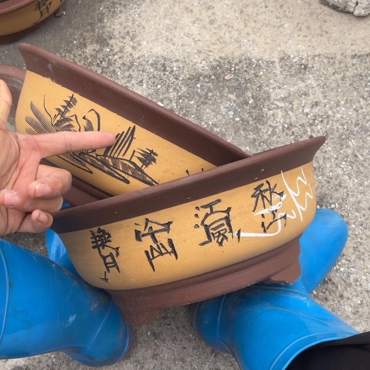 紫砂花盆紫砂的颜色