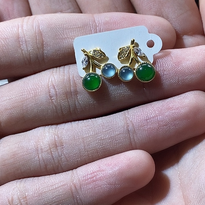 ぴ***扈翡翠银S925镶嵌颈饰