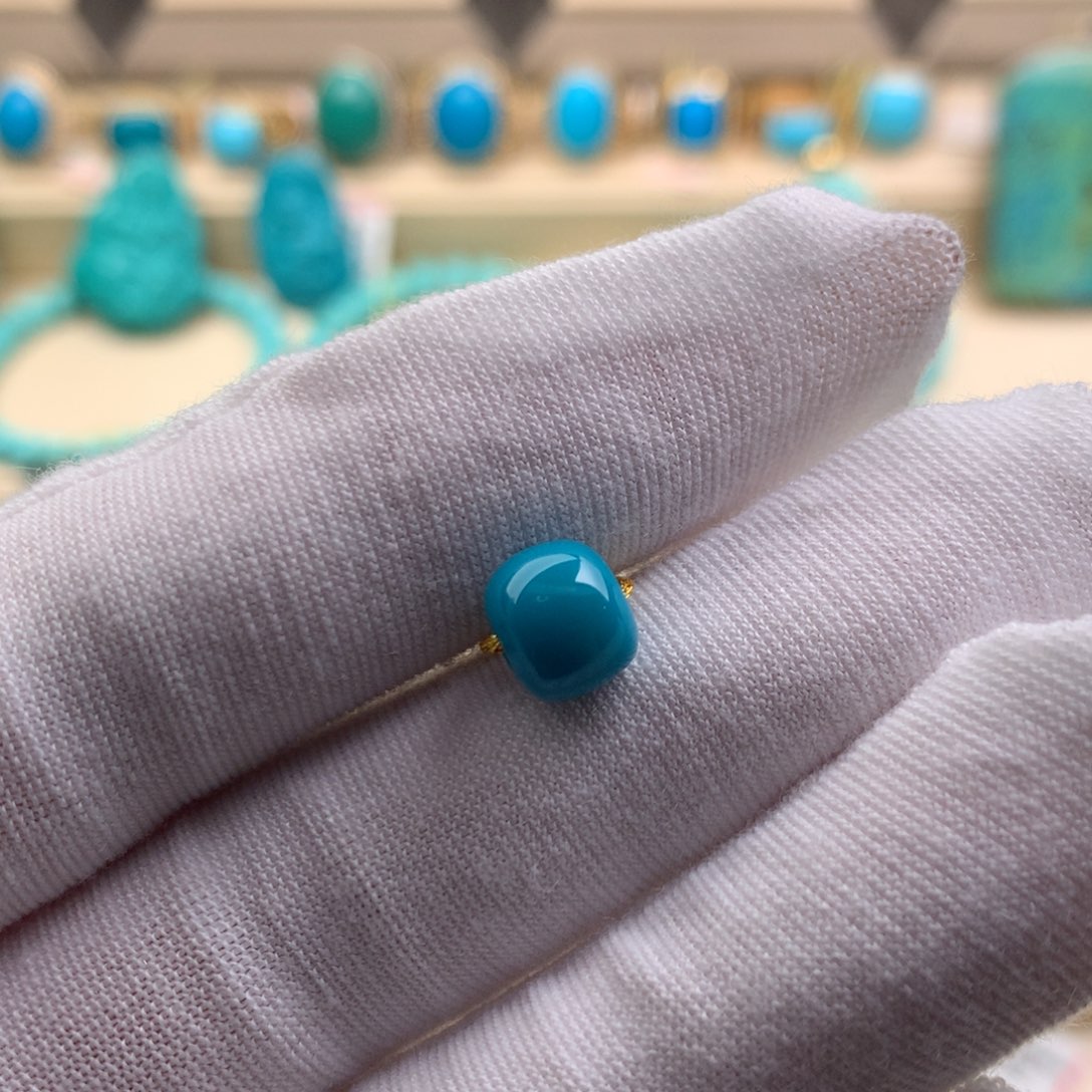 未镶嵌绿松石珠宝奇石8-6.8