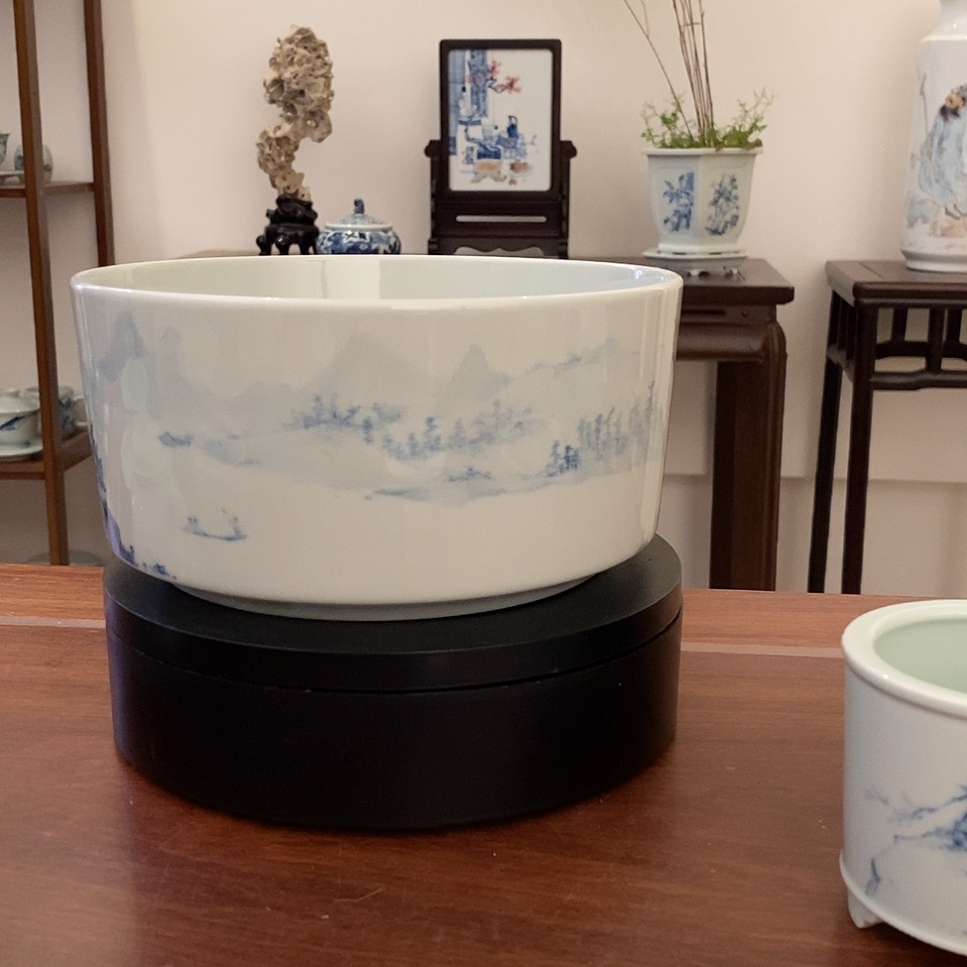 沅***沅景德镇艺术山水作品