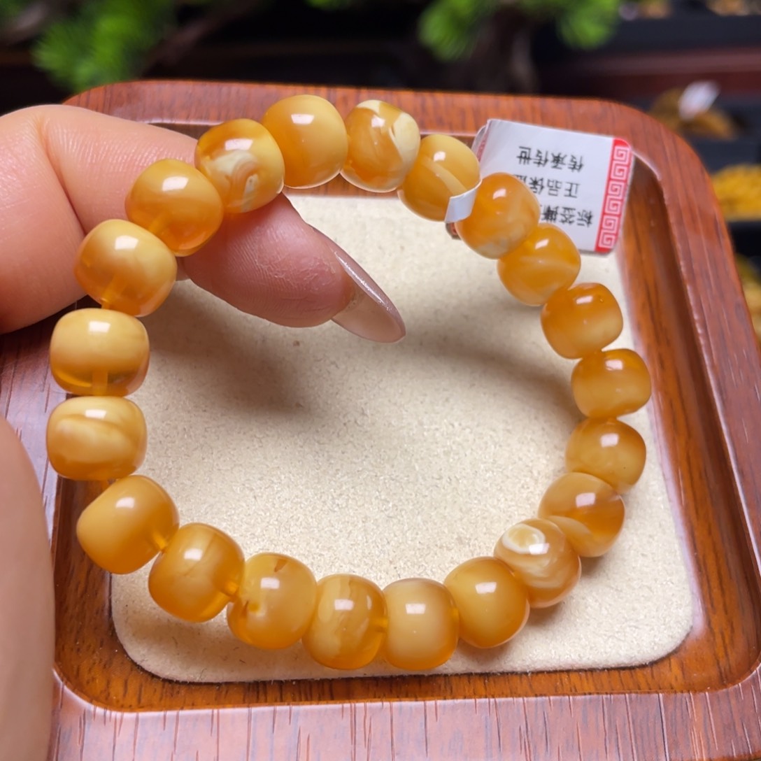 蜜蜡手链未镶嵌手串