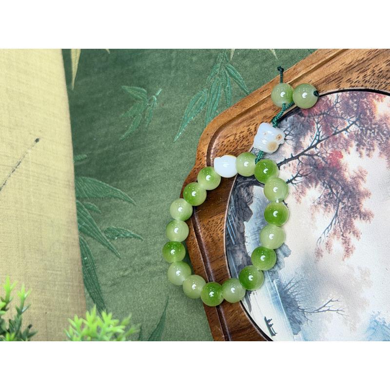 DG1182-青提琉璃猫爪手串DG