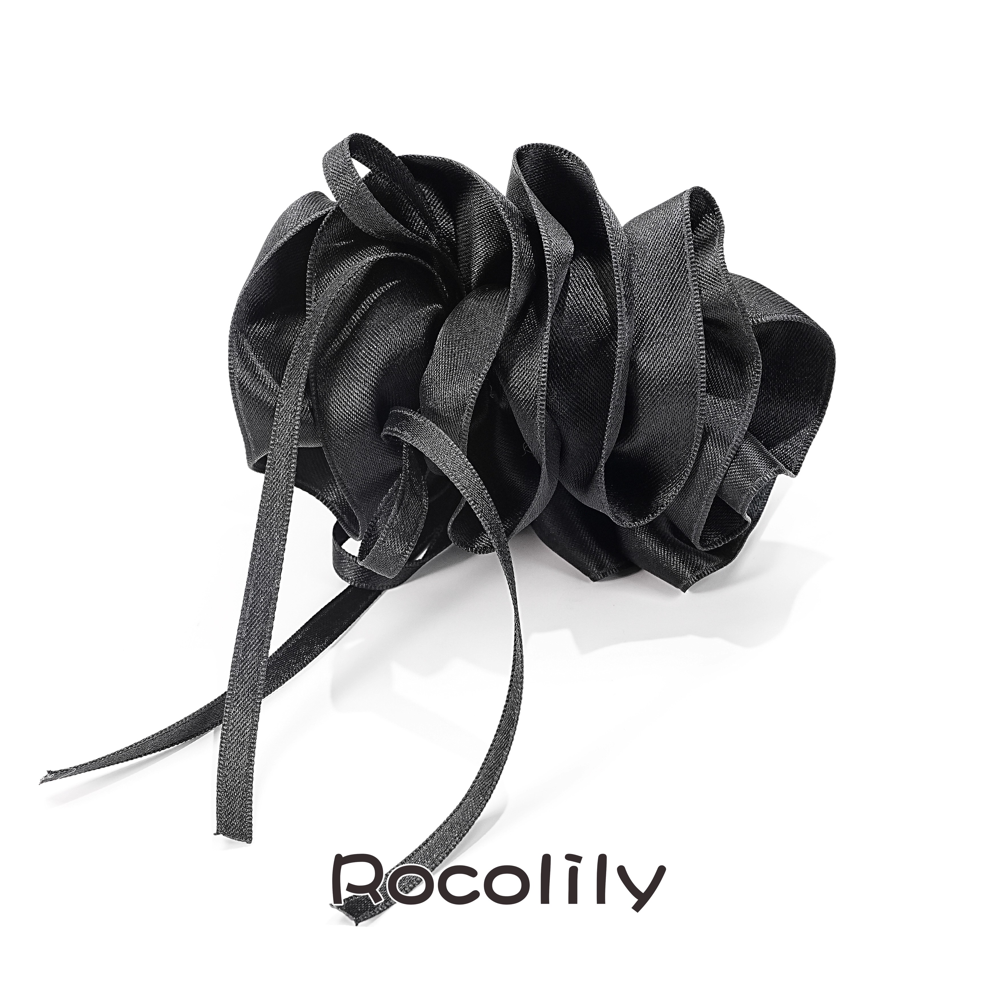 ROCOLILY恋悸香蕉夹显发量发夹女2025新款后脑勺半扎发高马尾发饰