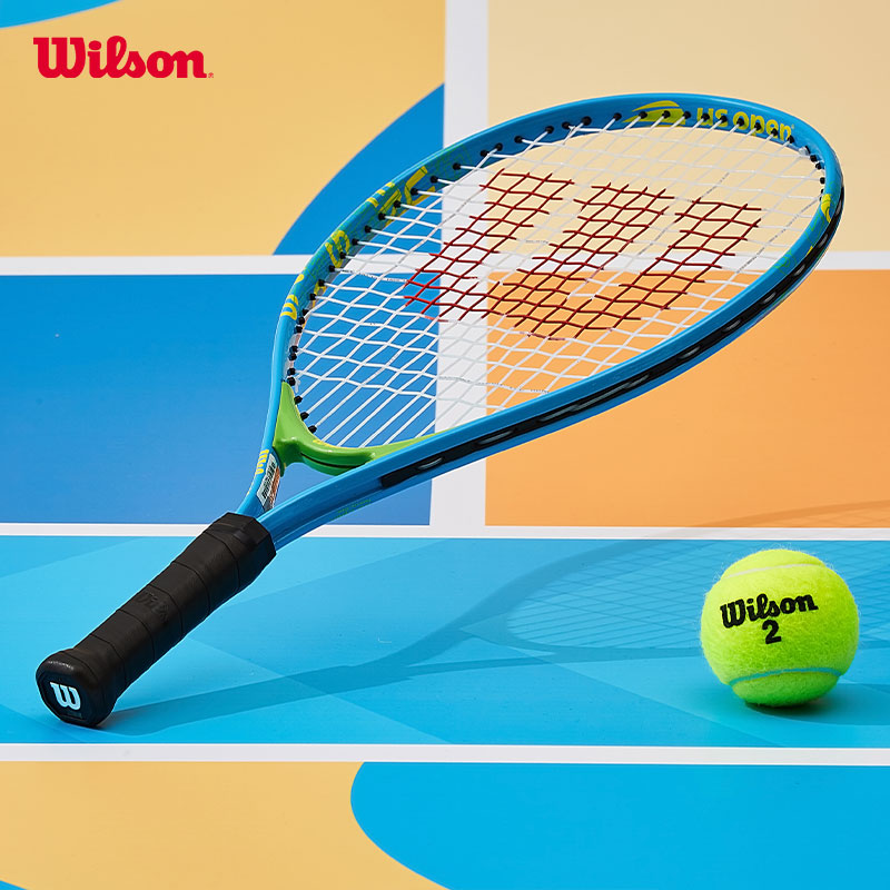 Wilson威尔胜美网联名儿童网球拍青少年初学者官方单人训练网球拍
