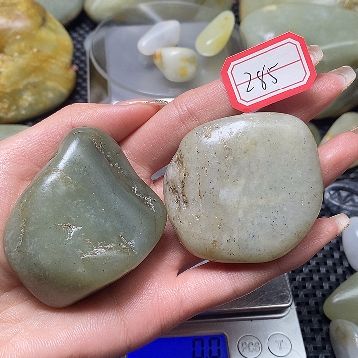 和田玉未镶嵌挂件285