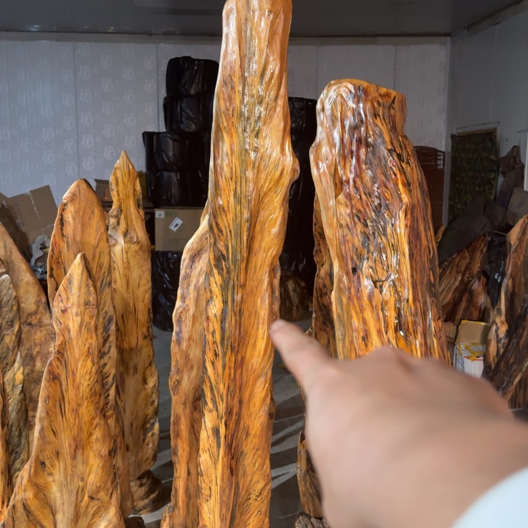 用***3木佳友琥珀木摆件26