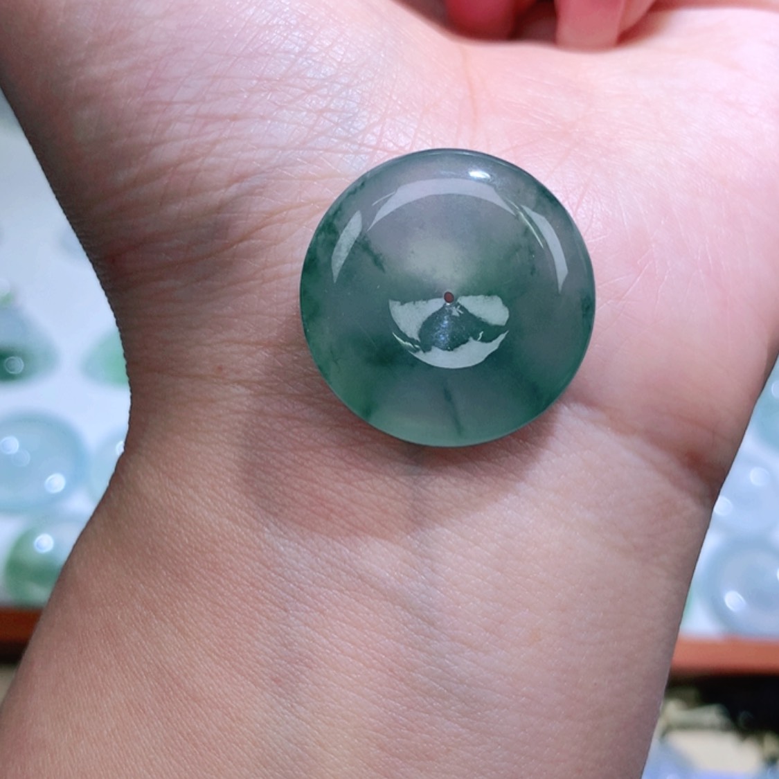 【闪购商品】翡翠颈饰未镶嵌平安扣