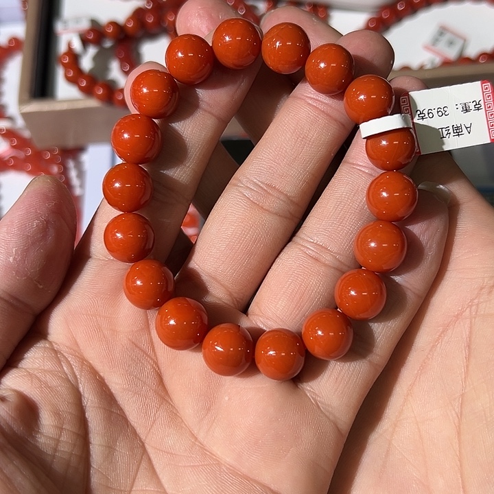 南红玛瑙未镶嵌手串