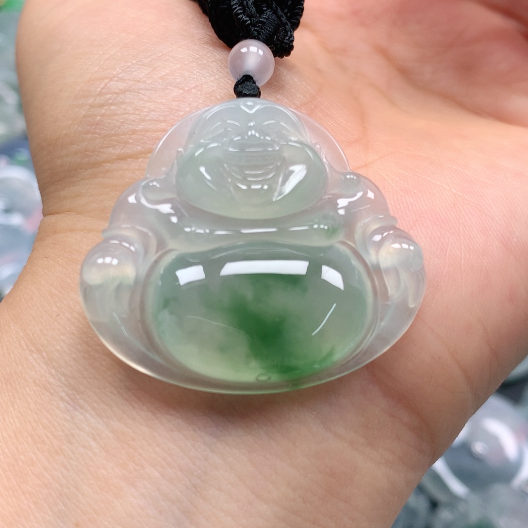 翡翠颈饰未镶嵌天然翡翠