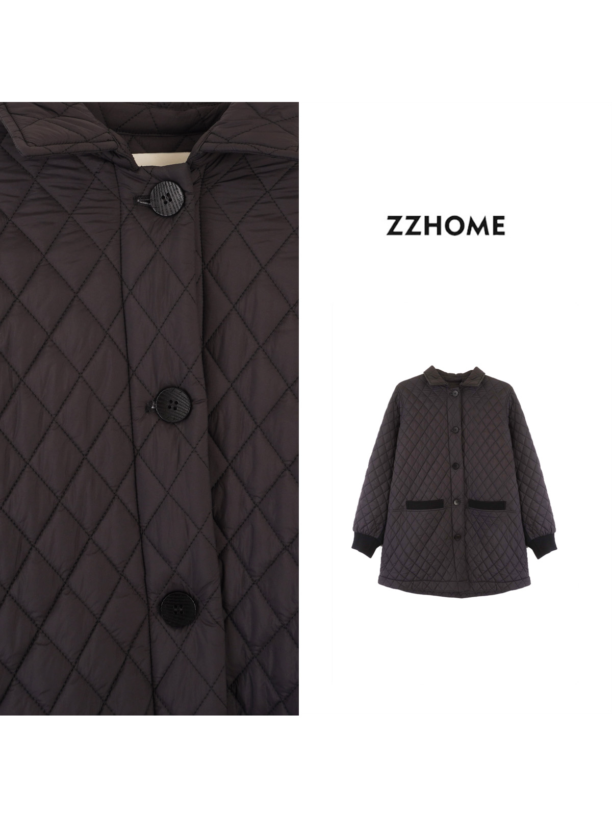 ZOZO HOME ｜可持续经典茧线条撞色棉服q171784p