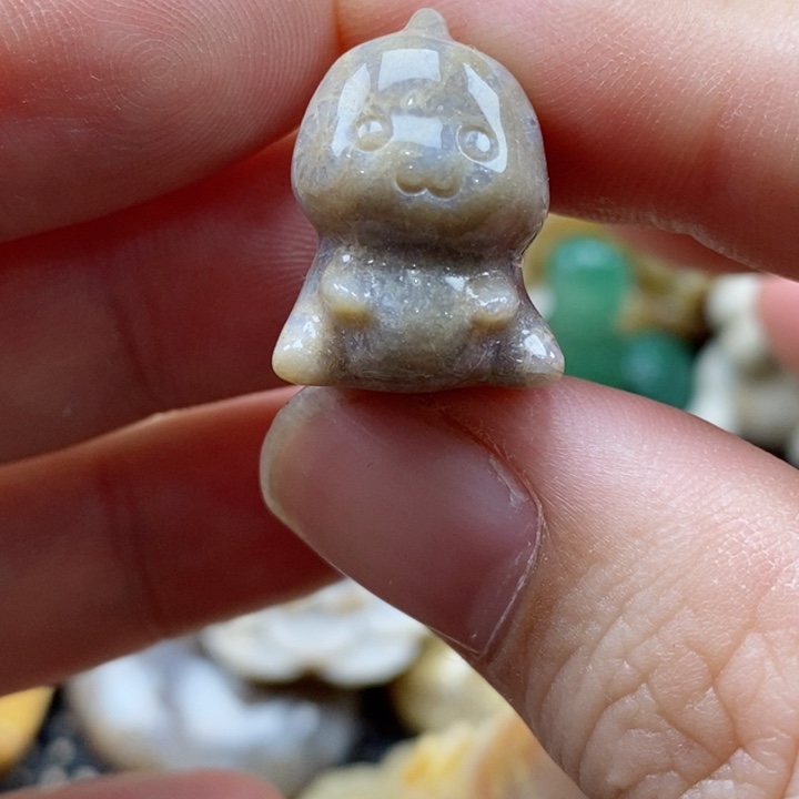 硅化珊瑚（珊瑚玉）颈饰未镶嵌