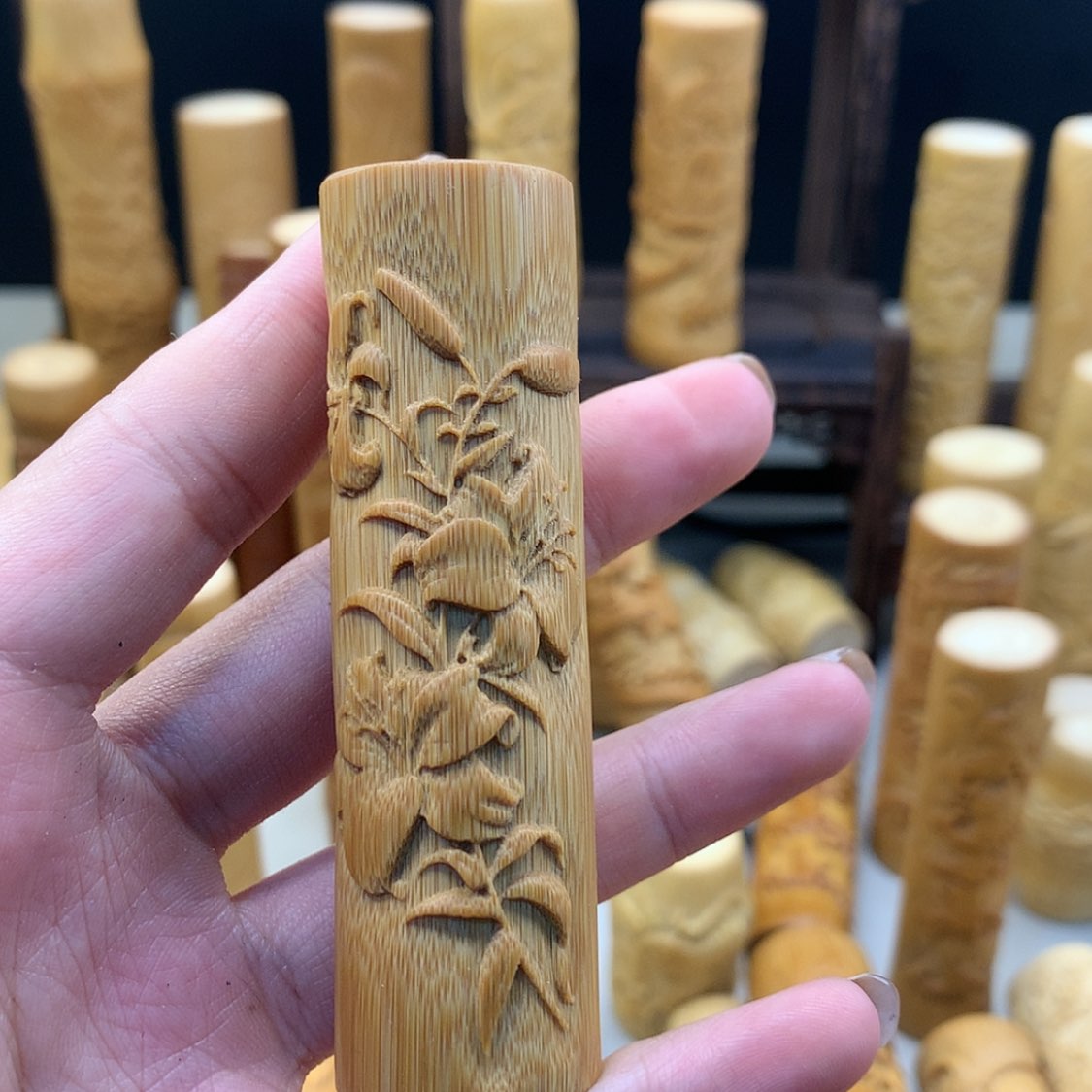 【闪购商品】竹哈**娜实心竹哈哈哈哈哈