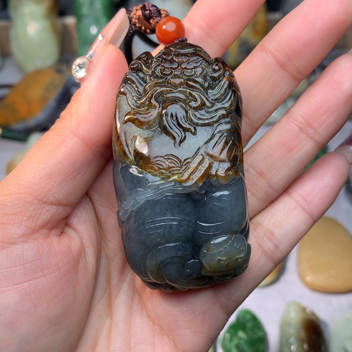 和田玉挂件未镶嵌莱*