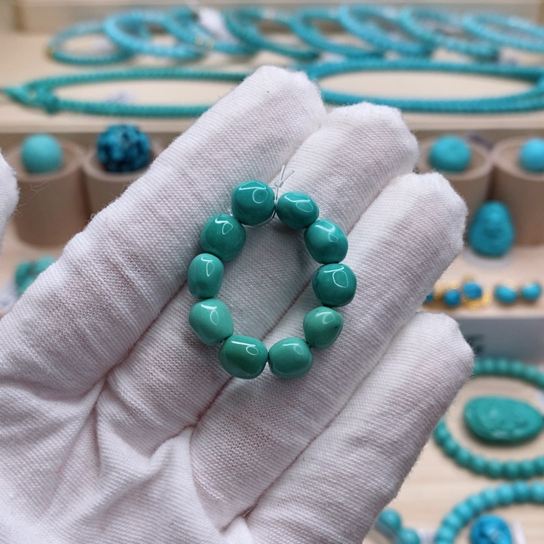 绿松石珠宝奇石未镶嵌