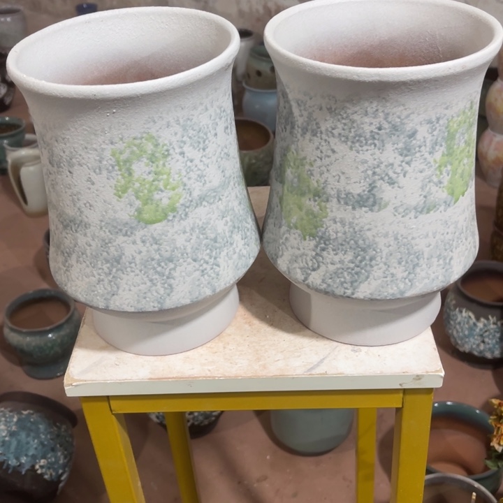 花盆紫砂口径16高度24两只正品