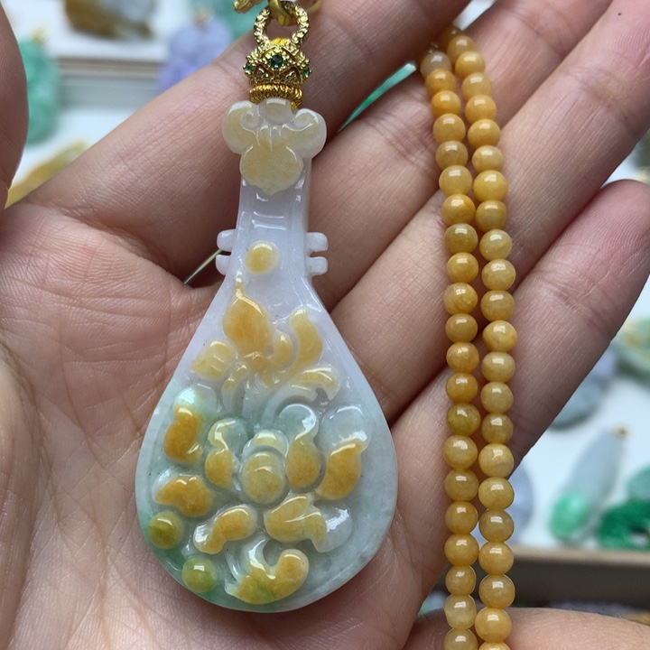 颈饰未镶嵌翡翠翡翠