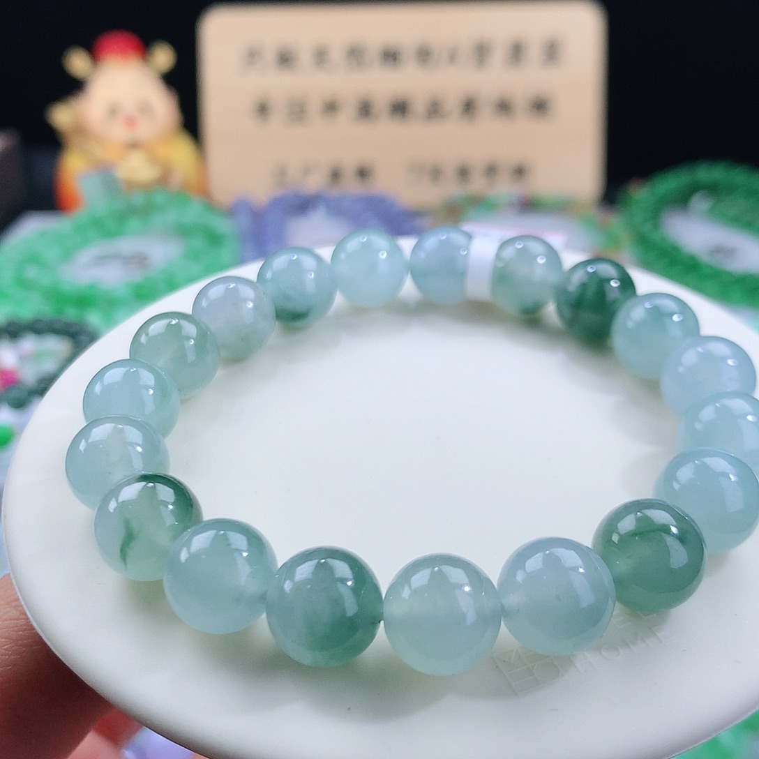 翡翠手链未镶嵌卡10