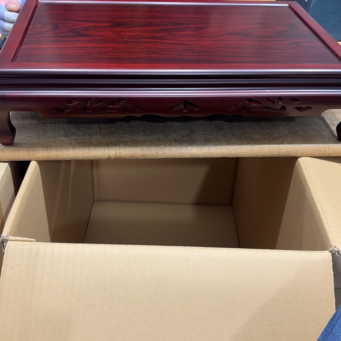 桌花梨木类般若中古美术工艺品