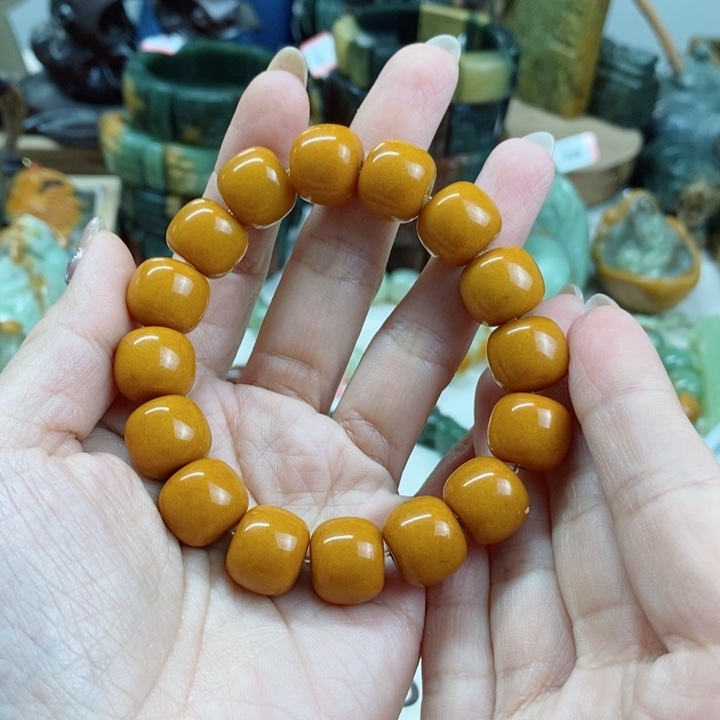 未镶嵌透闪石质玉手链