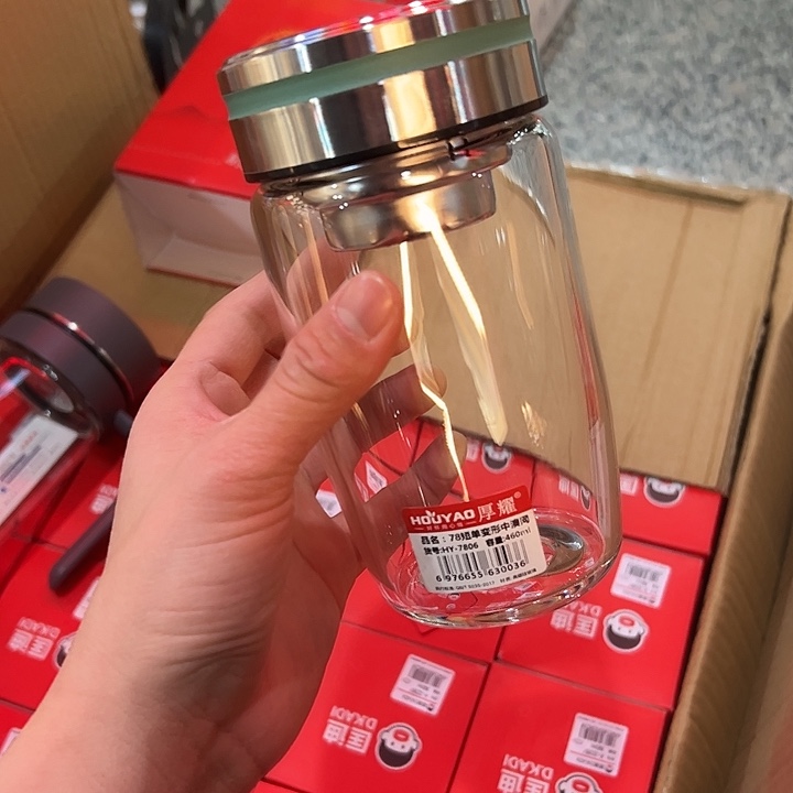 厚耀品牌单层460ml    绿鹅蛋杯