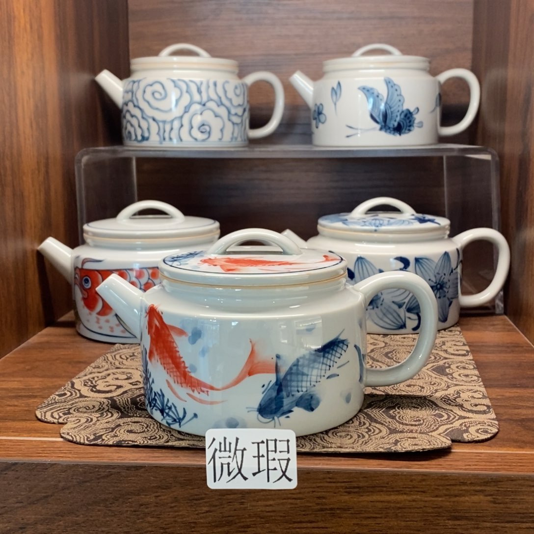 釉下彩手工绘制手工绘制