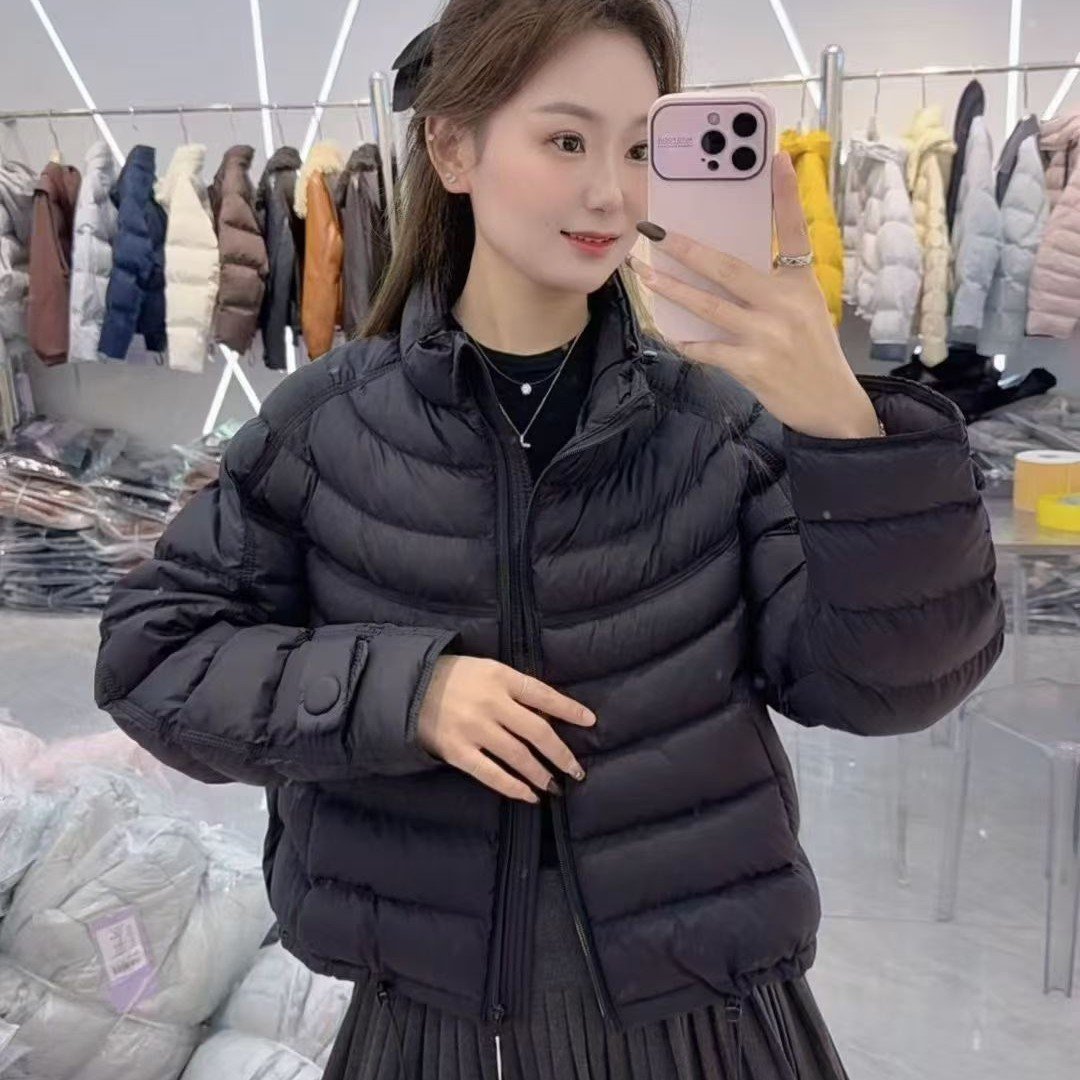 立领排骨泡芙女短款韩版加厚保暖冬季外套