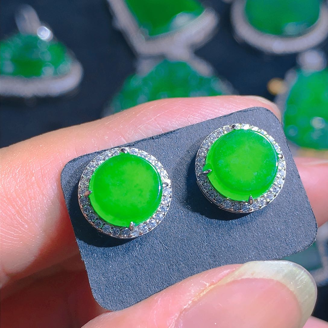 翡翠颈饰银S925镶嵌236566966688