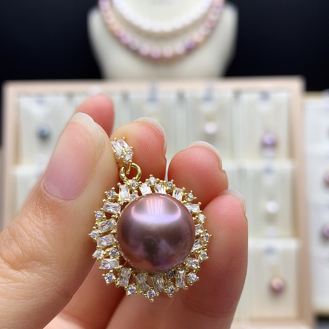 淡水珍珠合金颈饰