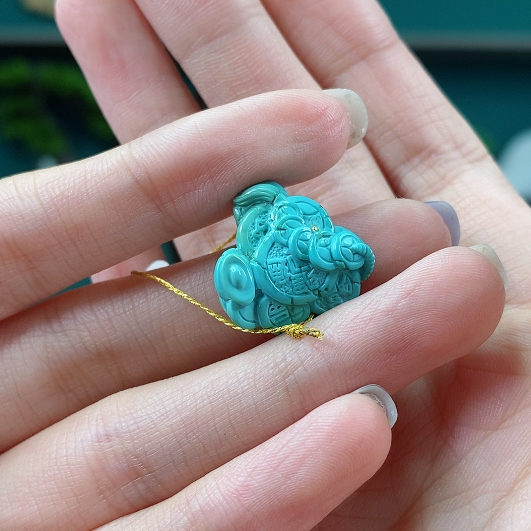 未镶嵌绿松石珠宝奇石