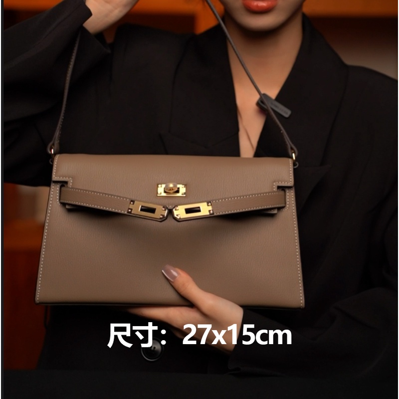 LEATHER BAG STUDIO 原创高定”腋下“真皮包-H1154