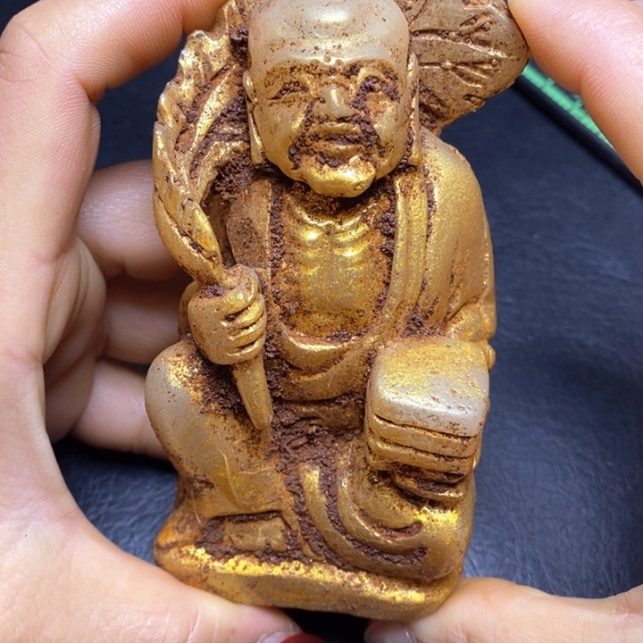 白玉菩提吊坠摆件