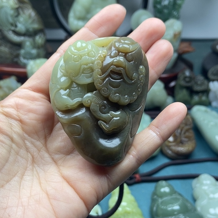 和田玉把件未镶嵌