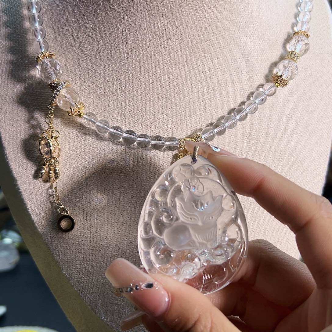 水晶颈饰未镶嵌水晶