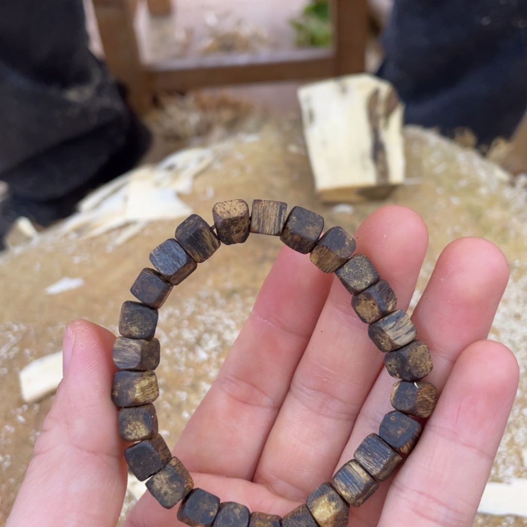 沉香木手串景**士奇楠沉香手串多样性发货1串