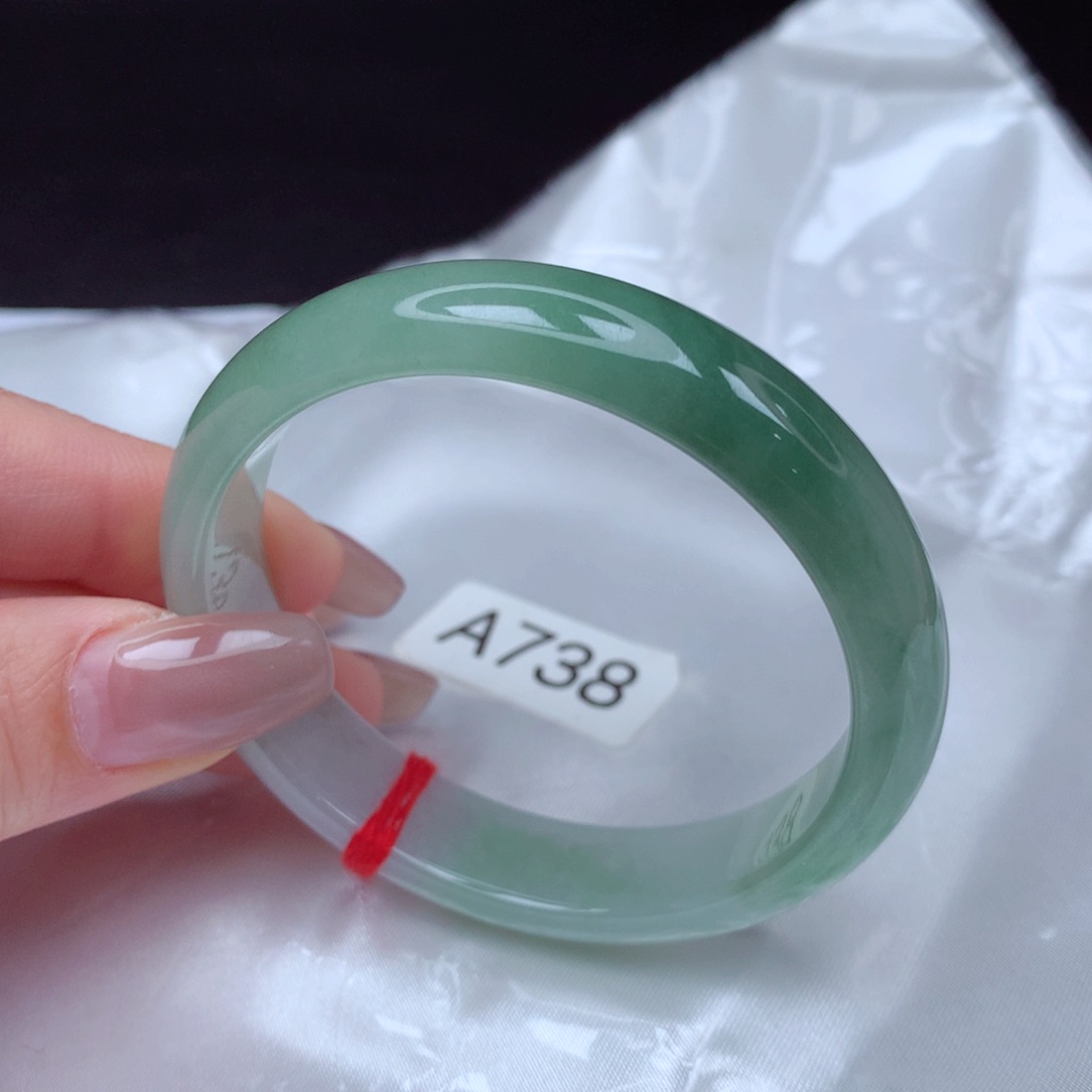 翡翠手镯未镶嵌手镯55贵妃