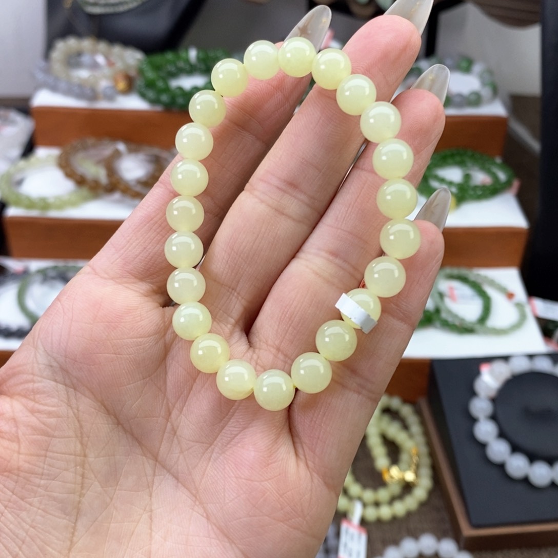 和田玉手串未镶嵌