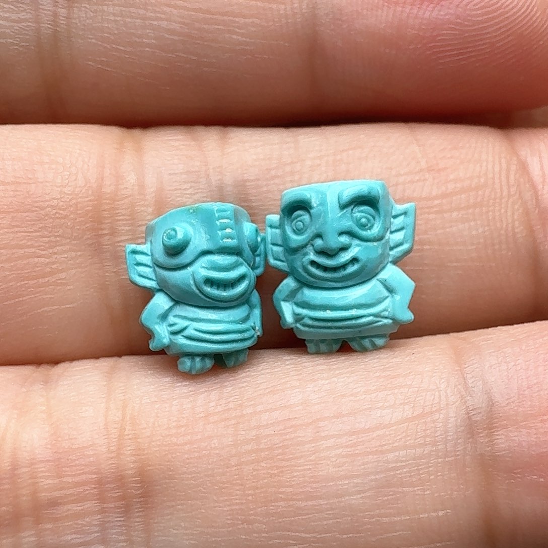 绿松石结界兽未镶嵌