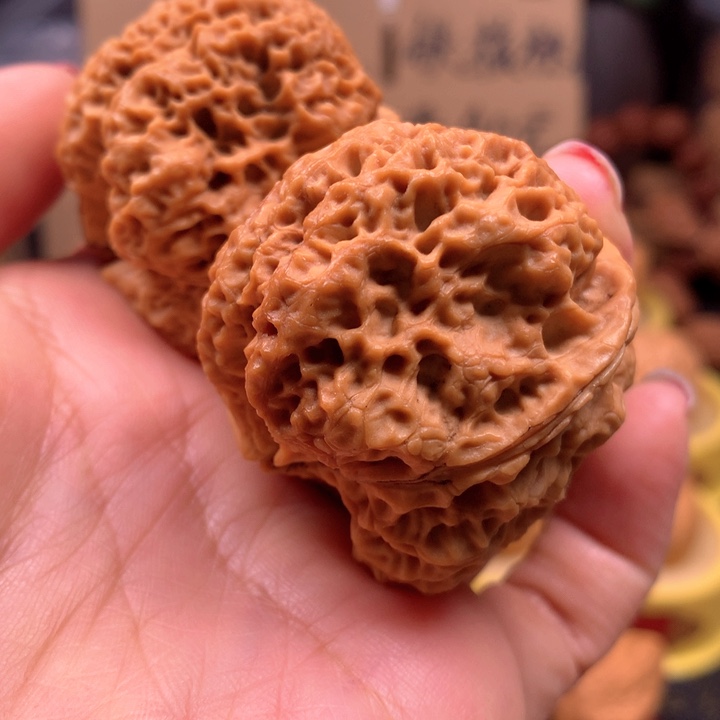 桃核把件悍将蛤蟆头46尺寸