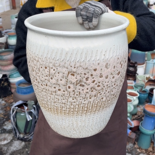 红陶口27高34瑕疵