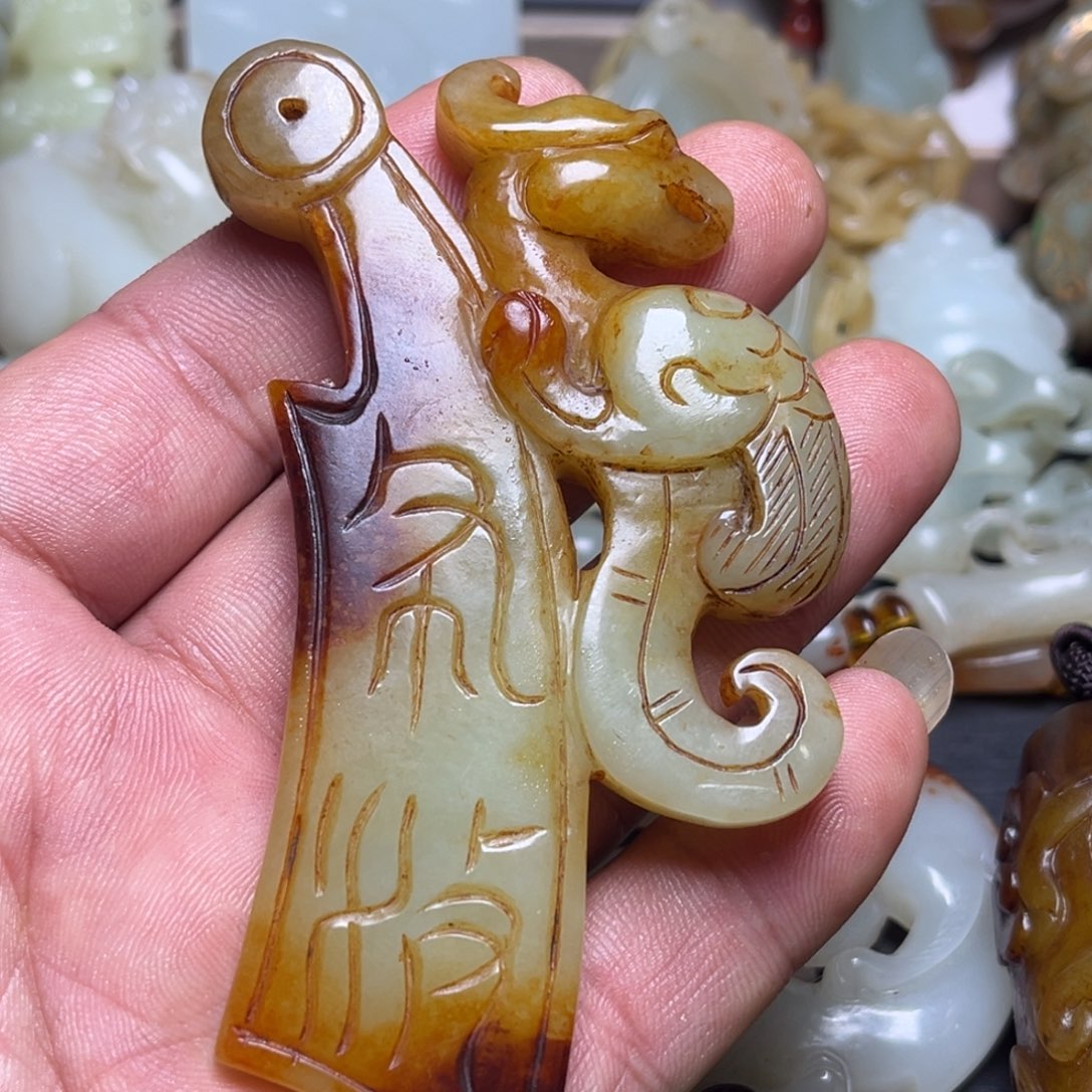 和田玉挂件未镶嵌