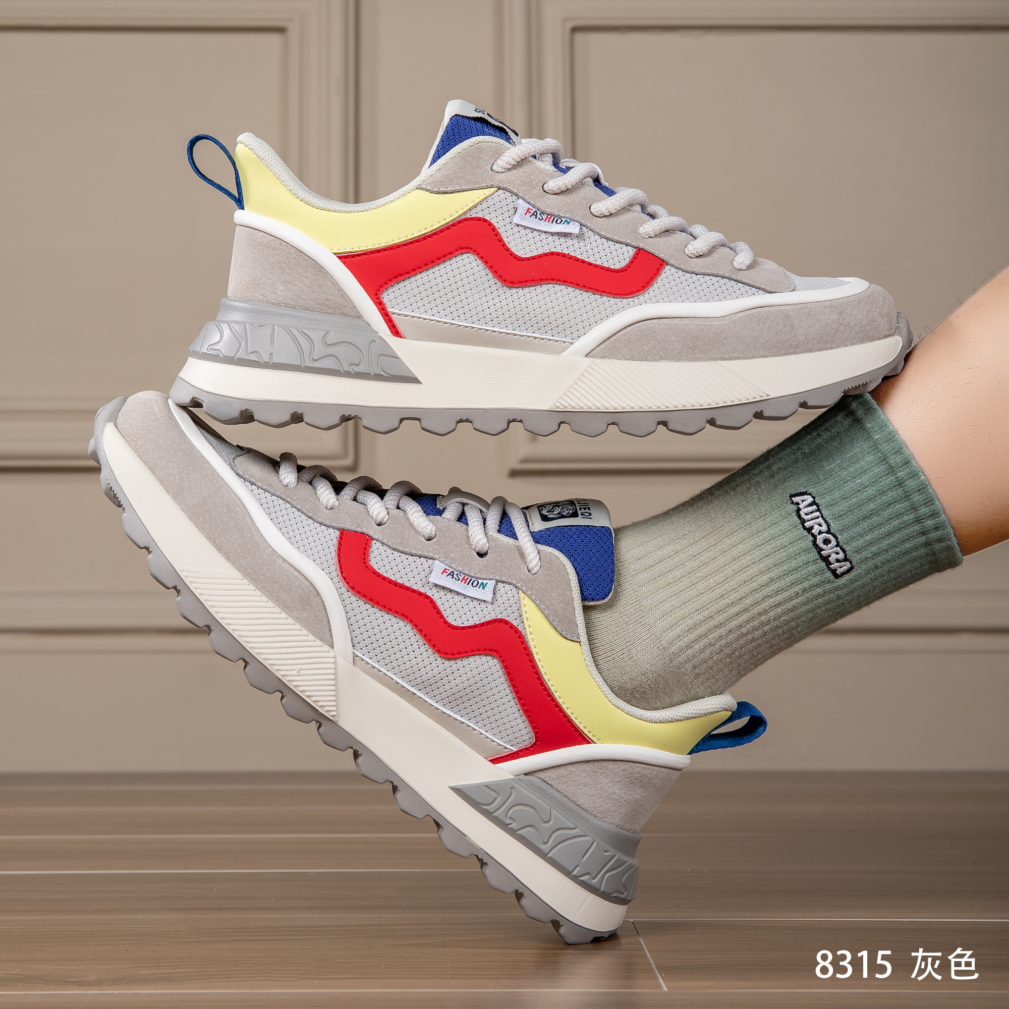 【爆款推荐】夏季阿甘男鞋休闲单网透气软底减震时尚百搭潮流跑步鞋