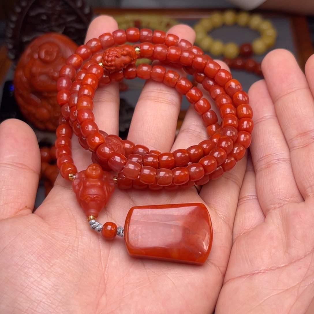 南红玛瑙卡6➕尺寸未镶嵌