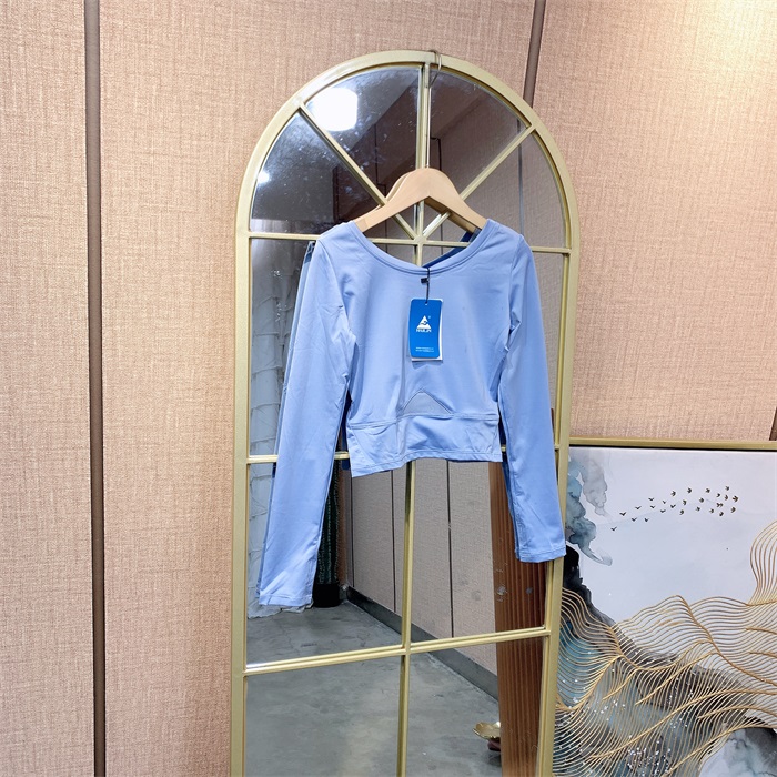 Z352蓝色孕妇瑜伽衣服M100XL120